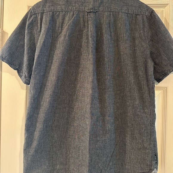 Billabong Gray Button Down Shirt Size L - Picture 3 of 3